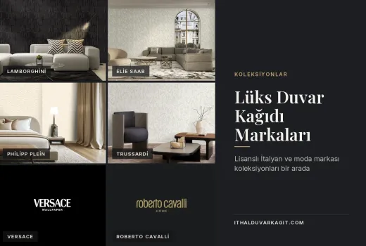 Lüks Duvar Kağıdı Markaları: Lamborghini, Elie Saab, Philipp Plein, Trussardi, Versace ve Roberto Cavalli