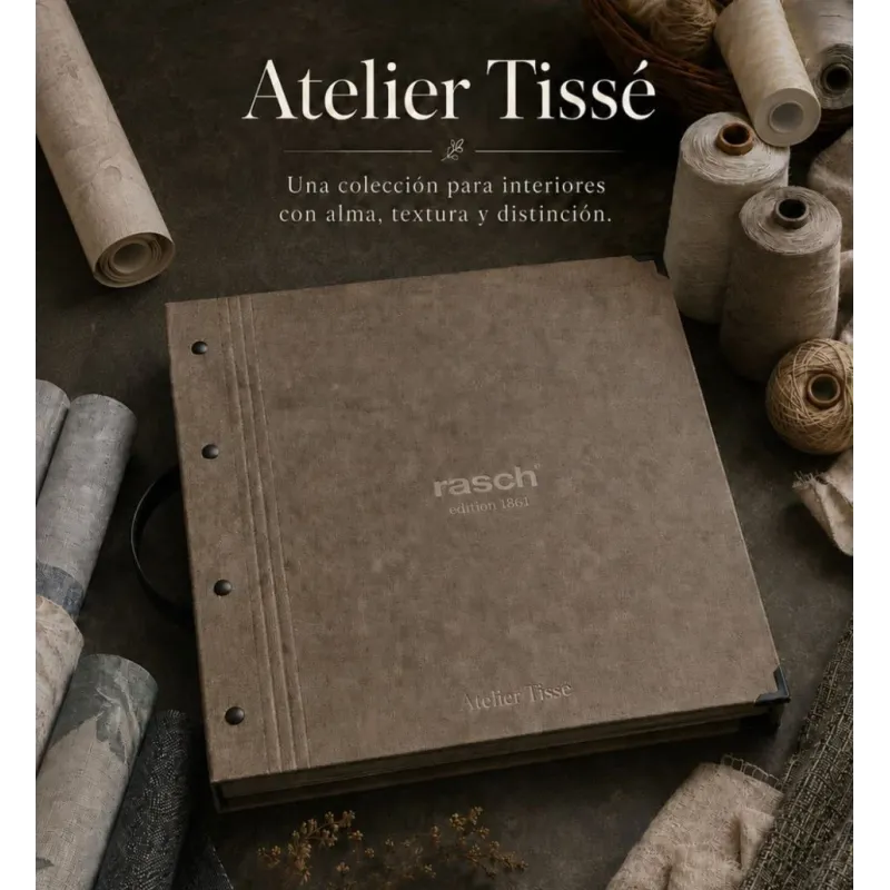 Rasch Atelier Tissé 613650 Bej Keten Dokulu Duvar Kağıdı Bej tonlarında keten dokulu zigzag geometrik desenli Rasch Atelier Tisse 613650 duvar kağıdı
