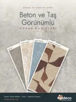 Beton ve Taş Görünümlü Duvar Kağıtları