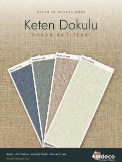 Keten Dokulu Duvar Kağıtları