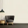 Krem ve açık bej keten dokulu düz AS Creation Cuba 32261-8 vlies duvar kağıdı