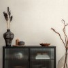 Açık krem ve kırık beyaz tonlarında keten kumaş dokulu düz AS Creation Cuba 79044-5 vlies duvar kağıdı