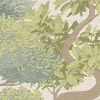 Krem zemin üzerine yeşil tonlarında bonsai ve tropik ağaç desenli AS Creation Cuba 79161-3 vlies duvar kağıdı