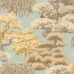 Cuba 79161-4 Mavi Bej Bonsai ve Ağaç Desenli Vlies Duvar Kağıdı, 5.33m²