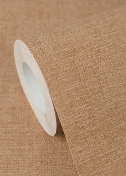 Cuba 79165-9 Düz Taba Kiremit Keten Dokulu Vlies Duvar Kağıdı, 5.33m²