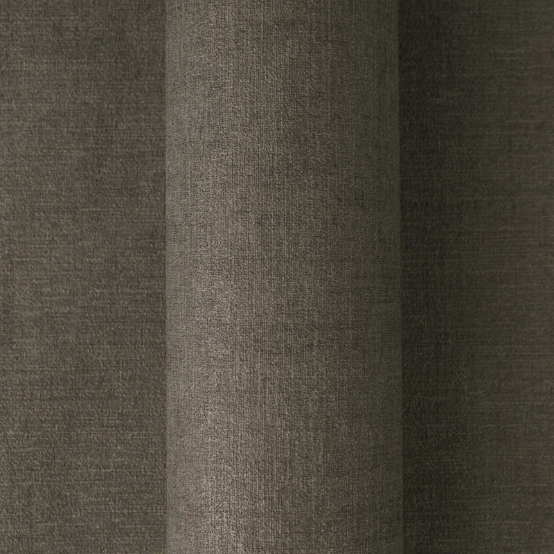 Koyu kahve tonlarında ince kumaş ve keten dokulu düz AS Creation Cuba 79166-4 vlies duvar kağıdı
