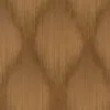 Taba ve kahve tonlarında dikey iplik dokulu altın ışıltılı baklava desenli lüks duvar kağıdı