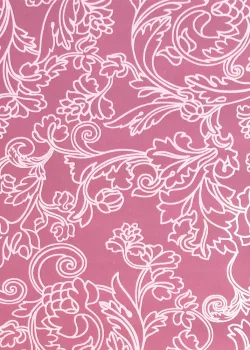 Europa 638-03 Klasik Damask Desenli Gül Kurusu Duvar Kağıdı, 5.32m²