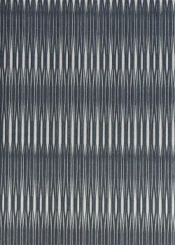 Europa 660-01 Ritmik Çizgisel Geometrik Desenli Antrasit Gümüş Duvar Kağıdı, 5.32m²