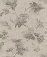 Rasch Atelier Tissé 612950 Botanik Çiçek Dalları Yeşil Vizon Duvar Kağıdı, 5.33m²