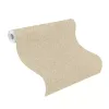 Vizon bej tonlarında keten dokulu damask desenli Rasch Atelier Tisse 613322 duvar kağıdı