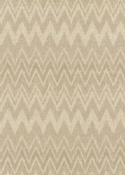 Rasch Atelier Tissé 613650 Keten Dokulu Bej Zigzag Desenli Duvar Kağıdı, 5.33m²