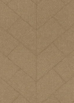 Rasch Atelier Tissé 613759 Keten Dokulu Geometrik Balıksırtı Mavi Lacivert Duvar Kağıdı, 5.33m²