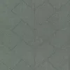 Rasch Atelier Tissé 613766 Keten Dokulu Geometrik Balıksırtı Zümrüt Yeşili Duvar Kağıdı, 5.33m²