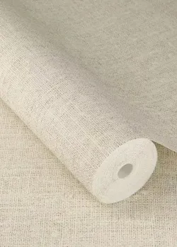 Rasch Atelier Tissé 613841 Keten Dokulu Sade Krem Bej Duvar Kağıdı, 5.33m²