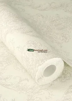 Rasch Golden Hour 941234 Krem Gri Damask Desenli Duvar Kağıdı 10.6 m²