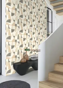 Beltesto 793611 Geometrik Bauhaus Desenli Krem, Bej ve Siyah Duvar Kağıdı, 5.32 m² Beltesto 793611 Geometrik Bauhaus Desenli Krem, Bej ve Siyah Duvar Kağıdı, 5.32 m²
