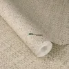 Country Living 970982 mat krem ekru bej tonlarında kendinden sepet örgü lüks kumaş jüt dokulu kalın m2 rulo ithal duvar kağıdı
