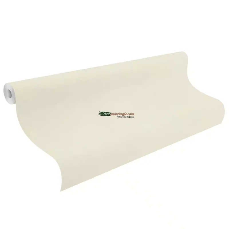 Country Living 971323 mat kırık beyaz ekru renkli kendinden minimalist düz ince keten kumaş dokulu kalın m2 rulo ithal duvar kağıdı