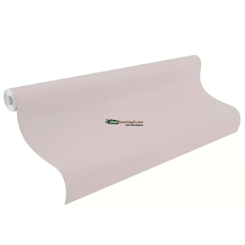Country Living 971484 mat soft lila açık eflatun renkli kendinden minimalist düz ince keten kumaş dokulu kalın m2 rulo ithal duvar kağıdı