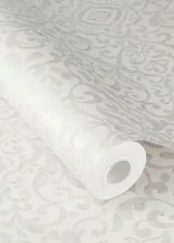 Rasch In Bloom Rosalie 412055 Krem Beyaz Şam Damask Desenli Duvar Kağıdı, 5.33m²