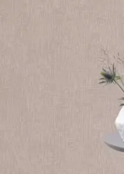Rasch In Bloom 412246 Düz Keten Dokulu Pudra Pembe Gül Kuru Duvar Kağıdı, 5.33m²