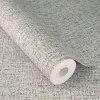 Kırçıllı vizon ve gri tonlarında ham kumaş dokulu Alman mimari duvar kağıdı