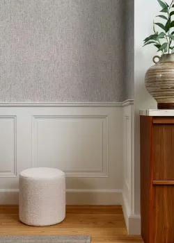 Rasch In Bloom 412260 Kırçıllı Dokumalı Vizon Gri Düz Duvar Kağıdı, 5.33m²