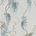 Rasch In Bloom 412369 Mavi Salkım Söğüt ve Çiçek Desenli Duvar Kağıdı, 5.33m