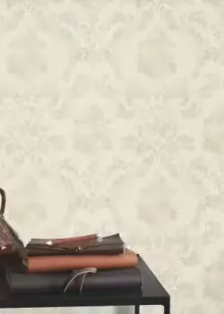 Rasch In Bloom 412604 Klasik Damask Desenli Açık Krem Ekru Duvar Kağıdı, 5.33m²