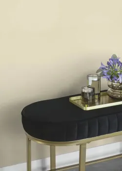 Rasch In Bloom 412840 Düz Keten Dokulu Sıcak Ekru Krem Duvar Kağıdı, 5.33m²