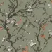 Rasch In Bloom 413243 Yeşil Zemin Sakura Kiraz Çiçeği Desenli Duvar Kağıdı, 5.33m²