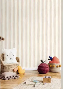 Rasch Kids World 2 252774 Çizgili Çocuk Duvar Kağıdı 5.33 m²