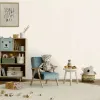 Rasch Kids World 2 252804 Düz Beyaz Duvar Kağıdı Rasch Kids World 2 252804 mat kırık beyaz renkli düz tekstürlü kombin bebek odası duvar kağıdı