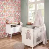 Rasch Kids World 2 252835 Düz Yeşil Duvar Kağıdı Rasch Kids World 2 252835 mat soft mint yeşili renkli düz tekstürlü kombin bebek odası duvar kağıdı