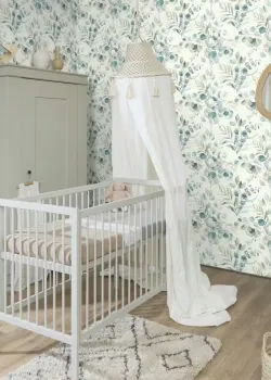 Rasch Kids World 2 300215 Okaliptüs Yaprak Desenli Çocuk Duvar Kağıdı 5.33 m²