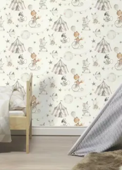 Rasch Kids World 2 301922 Sirk Hayvanları Çocuk Duvar Kağıdı 5.33 m² Rasch Kids World 2 301922 Sirk Hayvanları Çocuk Duvar Kağıdı 5.33 m²