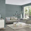 Unitex 978452 mat füme renkli dikey ince keten kumaş dokulu ithal elyaf rulo duvar kağıdı