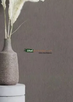 Unitex 978476 İnce Keten Dokulu Antrasit Duvar Kağıdı 10.6 m²
