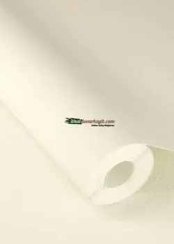 Unitex 990256 İnce Keten Dokulu Mat Kırık Beyaz Duvar Kağıdı 10.6 m²
