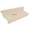 Unitex 990355 mat soft sahra bej renkli dikey ince keten kumaş dokulu ithal elyaf rulo duvar kağıdı