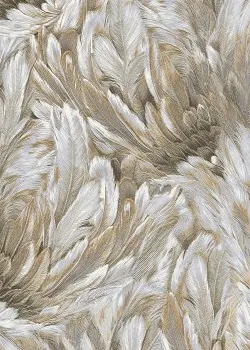 Roberto Cavalli No.9 RC21007 Kuş Tüyü Desenli Duvar Kağıdı