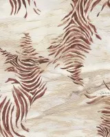 Roberto Cavalli No.9 RC21011 Kaplan / Zebra Desenli Duvar Kağıdı
