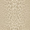 Roberto Cavalli No.9 RC21043 Duvar Kağıdı Krem zemin üzerine açık bej ve vizon tonlarında leopar desenli kabartma dokulu lüks duvar kağıdı