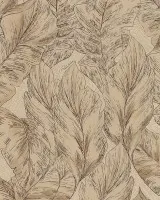 Roberto Cavalli No.9 RC21071 Tropikal Yaprak Desenli Duvar Kağıdı