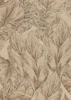 Roberto Cavalli No.9 RC21071 Tropikal Yaprak Desenli Duvar Kağıdı