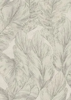 Roberto Cavalli No.9 RC21073 Tropikal Yaprak Desenli Duvar Kağıdı
