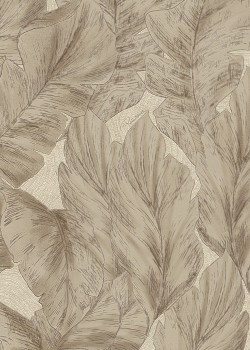 Roberto Cavalli No.9 RC21076 Tropikal Yaprak Desenli Duvar Kağıdı