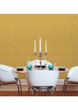 Versace VI 36692-4 Açık Mavi Gri Barok Desenli İtalyan Duvar Kağıdı, 7.04m²