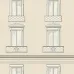 Versace VI 79132-2 Bej Krem Bina Pencere Desenli İtalyan Duvar Kağıdı, 7.04m²